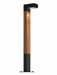 Декоративный парковый светильник Берген Wood mini деревянный